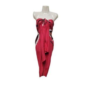 Womens Sarong Pareo Cotton Wrap HandPainted Batik Wrapskirt Beachwear -NEW